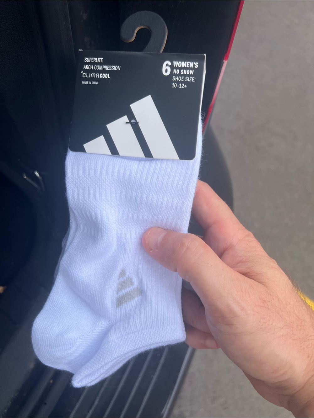 Adidas Women's No-Show Socks - Climalite Arch Support (6 Pack) size 10-12+